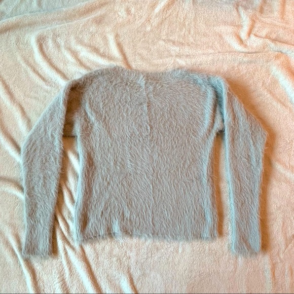 DKNY Teddy Sweater Grey, size Extra Small - Picture 2 of 4